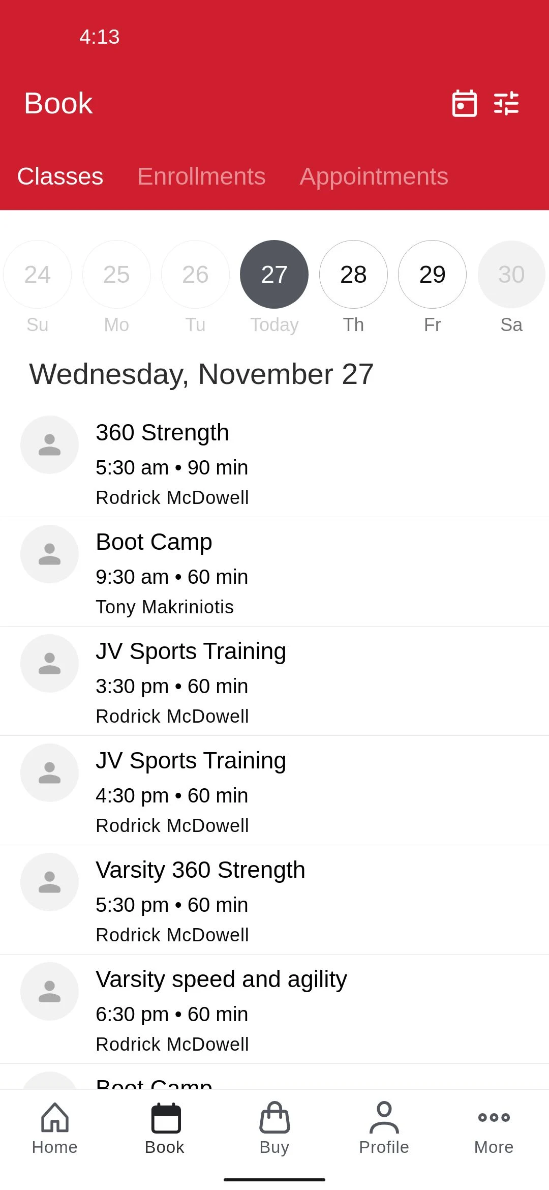 Fast Twitch Training App screenshot